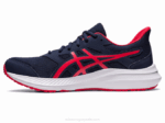 Asics Jolt 4 Zapatillas Extra Ancho Medianoche Rojo Eléctrico - Image 4