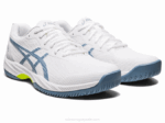 Asics juego de gel 9 estilo blanco azul acero - Image 2
