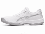Asics juego de gel blanco plata estilo y confort - Image 4