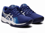 Asics juego de gel buceo azul y blanco deportivo - Image 2