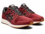 Asics lyte clásico camiseta roja gris obsidiana rendimiento y estilo - Image 2