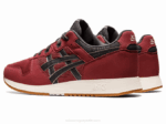 Asics lyte clásico camiseta roja gris obsidiana rendimiento y estilo - Image 3