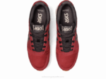 Asics lyte clásico camiseta roja gris obsidiana rendimiento y estilo - Image 6