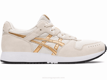 Asics lyte clásico zapatillas abedul oro puro elegante y cómoda