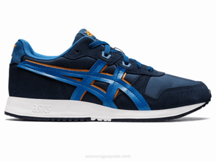 Asics lyte clásico zapatillas azul francés lago estilo moderno