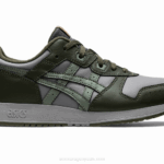 Asics Lyte Clásico Zapatillas Gris Arcilla Verde Liquen