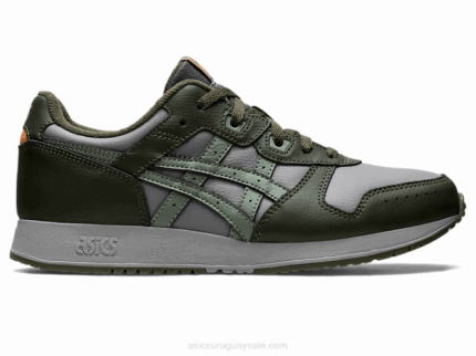Asics Lyte Clásico Zapatillas Gris Arcilla Verde Liquen