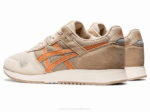 Asics Lyte Clásico Zapatillas Gris Humo Terracota Trendy - Image 3