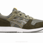 Asics Lyte Clásico Zapatillas Verde Liquen Gris Arcilla