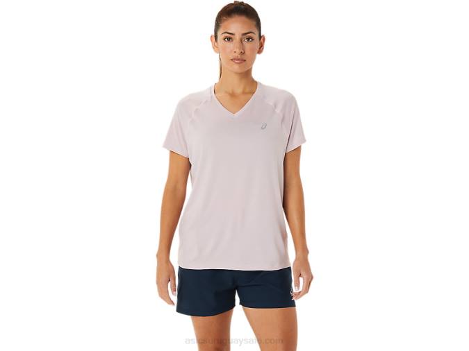Asics lyte cuello en v mujer rosa brezo lista para usar - Image 1