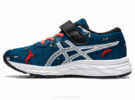 Asics Mako Azul Blanco Zapatillas Preescolar Divertidas - Image 4
