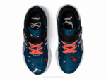 Asics Mako Azul Blanco Zapatillas Preescolar Divertidas - Image 6