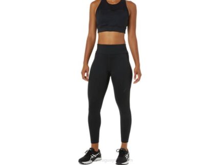 Asics mallas 7/8 mujer rendimiento negro estilo fitness