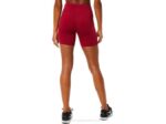 Asics mallas cortas ligeras burgundy para mujer - Image 2