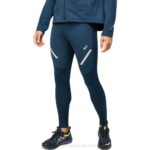 Asics mallas de invierno ligeras para hombre azul francés deportivas