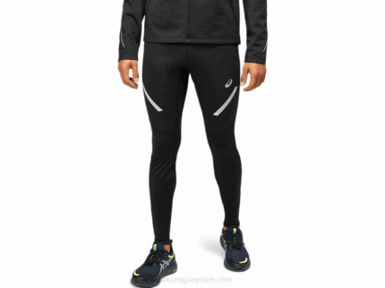 Asics Mallas de Invierno Lite Show Hombre Rendimiento Negro