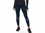 Asics Mallas Lite Show Mujer Azul Francés Rendimiento y Estilo