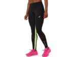 Asics mallas lite-show mujer rendimiento negro verde lima 2023
