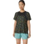 Asics Manga Corta Pr Lyte Run Mujer Sombra de Noche y Salvia
