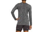 Asics manga larga sin costuras carrera femenina negro rendimiento ideal - Image 2