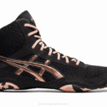 Asics matblazer negro oro rosa estilo y rendimiento