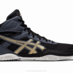 Asics Matflex 6 Zapatillas Negro Champán para Lucha