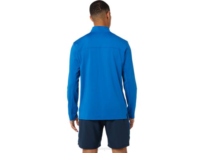 Asics media cremallera hombre lago peligro verde lista para usar - Image 2