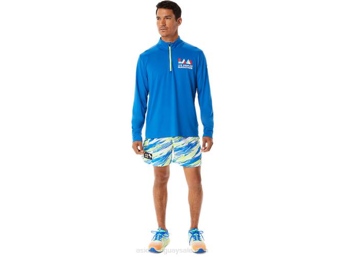 Asics media cremallera hombre lago peligro verde lista para usar - Image 4