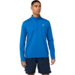 Asics media cremallera hombre lago peligro verde lista para usar