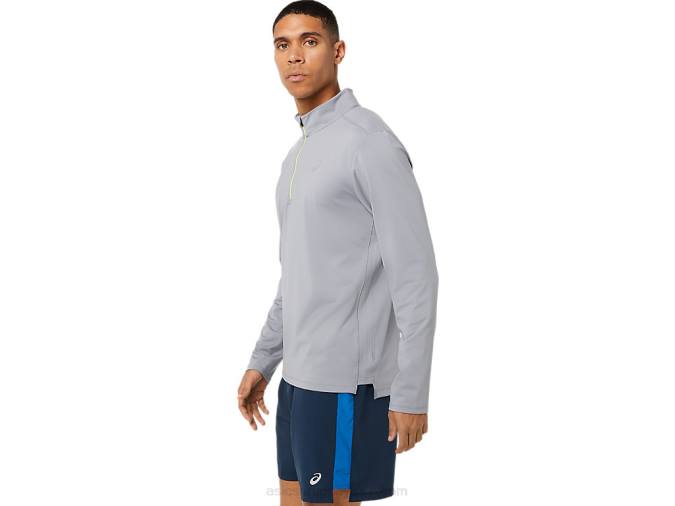 Asics media cremallera hombre lista para usar yeso lago - Image 3