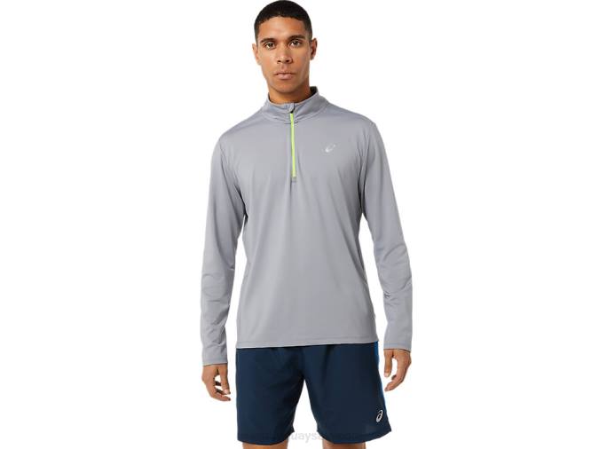 Asics media cremallera hombre lista para usar yeso lago - Image 1
