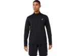 Asics media cremallera hombre rendimiento negro lista para usar