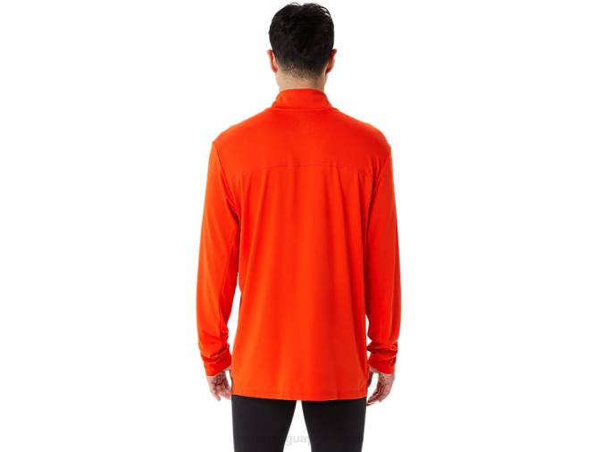 Asics media cremallera hombre tomate cherry lista para usar - Image 2