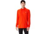 Asics media cremallera hombre tomate cherry lista para usar