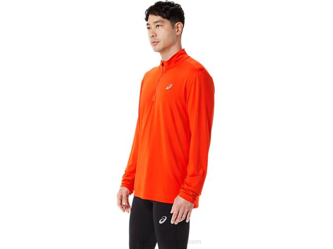 Asics media cremallera hombre tomate cherry lista para usar - Image 3