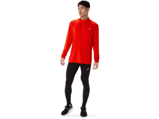Asics media cremallera hombre tomate cherry lista para usar - Image 4