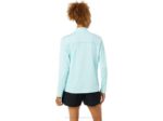 Asics Media Cremallera Mujer Azul Claro Estilo y Comodidad - Image 2