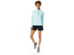 Asics Media Cremallera Mujer Azul Claro Estilo y Comodidad - Image 6