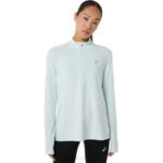 Asics Media Cremallera Mujer Mar Calmante Azul