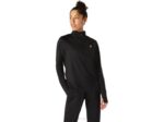 Asics Media Cremallera Mujer Rendimiento Negro Thermopolis