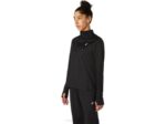 Asics Media Cremallera Mujer Rendimiento Negro Thermopolis - Image 3