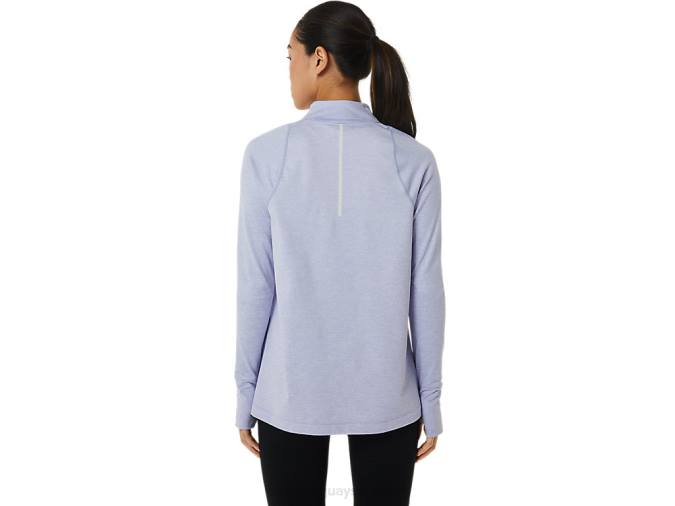 Asics media cremallera mujer thermopolis brezo vapor estilo y confort - Image 2