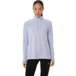 Asics media cremallera mujer thermopolis brezo vapor estilo y confort