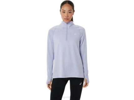 Asics media cremallera mujer thermopolis brezo vapor estilo y confort