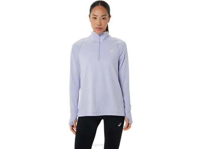 Asics media cremallera mujer thermopolis brezo vapor estilo y confort - Image 1