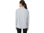 Asics media cremallera mujer thermopolis gris claro estilo moderno - Image 2