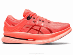 Asics metaride zapatillas amanecer rojo medianoche rendimiento máximo
