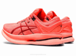 Asics metaride zapatillas amanecer rojo medianoche rendimiento máximo - Image 3