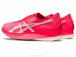 Asics metavelocidad rosa diva y blanco zapatillas deportivas rápidas - Image 3