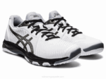 Asics netburner balístico ff 2 zapatillas deportivas blancas y bronce - Image 2